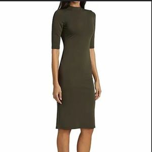 Viktoria and Woods dark green bodycon